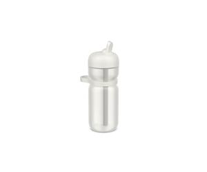 Mepal - Botella Desportiva Flip - A prueba de fugas (en posición cerrada) - Asa de transporte y agarre cómodo - Pajita incorporada - Botella agua - 600 ml - Ceramic white