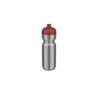 Mepal - Botella Desportiva Pull - A prueba de fugas - Agarra con una mano, tira e hidratate - Acero inoxidable ligero - Botella agua - 800 ml - Mountain red