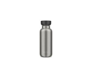 Mepal, Botella isotérmica, Botella Agua Termica de Doble Pared, Botella para beber Sobre la Marcha, 9 horas caliente y 12 horas fría, Acero Inoxidable, 350 ml, Nordic black