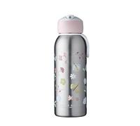 Mepal - Botella Isotérmica Campus Flip-up - Botellas Termica para Niños - Botella de Acero Inoxidable - 9 Horas Caliente y 12 Horas Fría - Sin BPA - 350 ml - Flowers & Butterflies