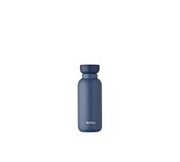 Mepal - Botella isotérmica Ellipse - Botella Agua Termica de Doble Pared - Botella para beber Sobre la Marcha - 9 horas caliente y 12 horas fría - Acero Inoxidable - 350 ml - Nordic Denim