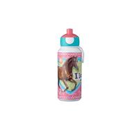 Mepal - Botella para Beber Campus Pop-up - Botella para Beber - Botella Agua a Prueba de Fugas para la Escuela - Sin BPA y apta para Lavavajillas - 400 ml - My Horse