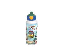 Mepal - Botella para Beber Campus Pop-up - Botella para Beber - Botella Agua a Prueba de Fugas para la Escuela - Sin BPA y apta para Lavavajillas - 400 ml - Paw Patrol Dino
