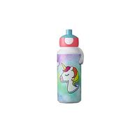 Mepal - Botella para Beber Campus Pop-up - Botella para Beber - Botella Agua a Prueba de Fugas para la Escuela - Sin BPA y apta para Lavavajillas - 400 ml - Unicorn