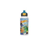 Mepal - Botella para Beber Pop-up Campus - Botella para Beber - Botella Agua a Prueba de Fugas para la Escuela - Sin BPA y apta para Lavavajillas - 400 ml - Hot Wheels