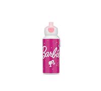 Mepal - Botella para Beber Pop-up Campus - Botella para Beber - Botella Agua a Prueba de Fugas para la Escuela - Sin BPA y apta para Lavavajillas - 400 ml - Barbie