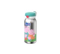 Mepal - Botella Térmica con Tapa Abatible Campus - La Tapa Abre con un Solo Clic - Mantiene las Bebidas a la Temperatura Adecuada - Adecuada Para Bebidas Carbonatadas - 500 ml - Peppa Pig