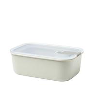 Mepal - Caja de comida fresca EasyClip - Caja de almacenamiento con tapa y cierre de clic - Apto para el microondas, horno y congelador - Hermético y a prueba de derrames - 1000 ml - Nordic white