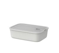 Mepal - Caja de comida fresca EasyClip - Caja de almacenamiento con tapa y cierre deslizante - Apto para el microondas y el congelador - Hermético y a prueba de derrames - 1,5 l - Nordic white