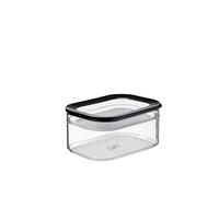 Mepal - Caja de nevera 2 piezas Modula - Caja de Almacenamiento con Tapa - Adecuada para conservar carne y queso - Almacenamiento de Cocina y Organizador de Frigorífico - 550 + 2000 ml - Black