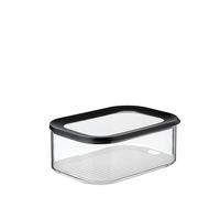 Mepal - Caja de queso Modula - Caja de Almacenamiento con Tapa para Lonchas de Queso - Recipiente Hermético para Queso - Almacenamiento de Cocina y Organizador de Frigorífico - 2000 ml - Black