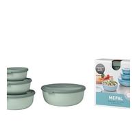 Mepal - Cirqula Low Bowl Set Of 4 - Nordic Sage
