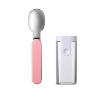 Mepal - Cuchara Plegable Ellipse - Cuchara Reutilizable Para Llevar - Cuchara Plegable Para Yogur - Cubiertos De Viaje - Incluye Estuche - Acero Inoxidable - Nordic Pink