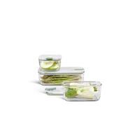 Set glass storage box EasyClip 3 pcs (2x700+1500) - Nordic sage,