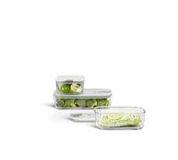 Set glass storage box EasyClip 3 pcs (2x1000+2250) - Nordic sage,