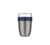 Mepal, Fiambrera Aislante Ellipse, Fiambrera Térmica, Práctica Termo Taza para Yogur y Sopa para Llevar, 6-8 Horas Caliente y 12 Horas Fría, 500 + 200 ml, Vivid blue