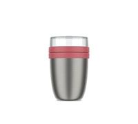Mepal, Fiambrera Aislante Ellipse, Fiambrera Térmica, Práctica Termo Taza para Yogur y Sopa para Llevar, 6-8 Horas Caliente y 12 Horas Fría, 500 + 200 ml, Vivid mauve