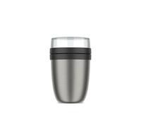Mepal, Fiambrera Aislante Ellipse, Fiambrera Térmica, Práctica Termo Taza para Yogur y Sopa para Llevar, 6-8 Horas Caliente y 12 Horas Fría, 500 + 200 ml, Nordic black