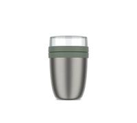 Mepal, Fiambrera Aislante Ellipse, Fiambrera Térmica, Práctica Termo Taza para Yogur y Sopa para Llevar, 6-8 Horas Caliente y 12 Horas Fría, 500 + 200 ml, Nordic sage