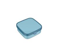 Mepal - Fiambrera Bento Grande Campus - Bento Box para Niños - Incluye 2 cajas Bento extraíbles y Tenedor - Las Cajas Bento son aptas para Microondas - 2x 200 + 1250 ml - Cool blue