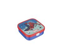 Mepal - Fiambrera Bento Grande Campus - Bento Box para Niños - Incluye 2 cajas Bento extraíbles y Tenedor - Las Cajas Bento son aptas para Microondas - 2x 200 + 1250 ml - Spiderman