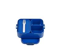 Mepal Fiambrera bento Take A Break midi – 900 ml con compartimentos – Azul Vivid