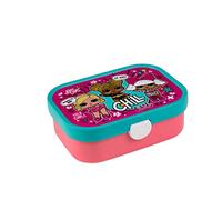 Mepal - Fiambrera Campus - Bento Box para Niños - Lonchera con Compartimento Bento y Tenedor - Fiambrera con Cierre de Clip - Sin BPA y apta para Lavavajillas - 750 ml - L.O.L. Surprise