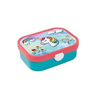 Mepal - Fiambrera Campus - Bento Box para Niños - Lonchera con Compartimento Bento y Tenedor - Fiambrera con Cierre de Clip - Sin BPA y apta para Lavavajillas - 750 ml - Unicorn