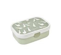 Mepal - Fiambrera Campus - Bento Box para Niños - Lonchera con Compartimento Bento y Tenedor - Fiambrera con Cierre de Clip - Sin BPA y apta para Lavavajillas - 750 ml - Little Goose