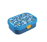 Mepal - Fiambrera Campus - Bento Box para Niños - Lonchera con Compartimento y Tenedor - Fiambrera con Cierre de Clip - Sin BPA y apta para Lavavajillas - 750 ml - Stitch