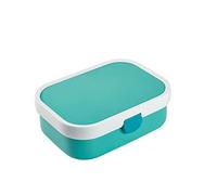Mepal - Fiambrera Campus - Bento Box para Niños - Lonchera con Compartimento y Tenedor - Fiambrera con Cierre de Clip - Sin BPA y apta para Lavavajillas - 750 ml - Turquoise