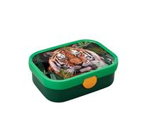 Mepal - Fiambrera Campus - Bento Box para Niños - Lonchera con Compartimento Bento y Tenedor - Fiambrera con Cierre de Clip - Sin BPA y apta para Lavavajillas - 750 ml - Wild Tiger