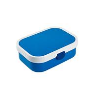 Mepal - Fiambrera Campus - Bento Box para Niños - Lonchera con Compartimento y Tenedor - Fiambrera con Cierre de Clip - Sin BPA y apta para Lavavajillas - 750 ml - Blue