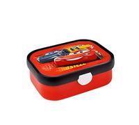Mepal - Fiambrera Campus - Bento Box para Niños - Lonchera con Compartimento y Tenedor - Fiambrera con Cierre de Clip - Sin BPA y apta para Lavavajillas - 750 ml - Cars