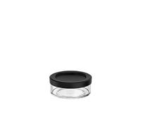 Mepal - Fiambrera compartimentos Ellipse - Espacio para Aperitivos y Aderezos - Ábrelo con un Simple Giro - Apto para Lavavajillas - 200 ml - Nordic black
