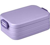Mepal - Fiambrera Take a Break - Caja para 2 sándwiches o 4 rebanadas - Meal Prep Box - División - Apta para lavavajillas - 900 ml - Vivid Lila
