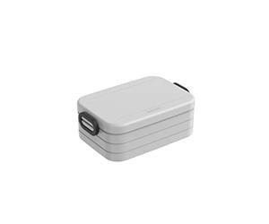 Mepal - Fiambrera Take a Break - Caja para 2 sándwiches o 4 rebanadas - Meal Prep - División - Lavar en lavavajillas - 900 ml - Gris frío