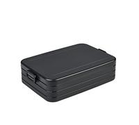 Mepal - Fiambrera Take a Break Large - Lonchera para llevar - Lunch Box para 4 Sandwiches o 8 Rebanadas de pan - Meal Prep - Apto para Lavavajillas - 1500 ml - Nordic black