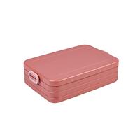 Mepal - Fiambrera Take a Break Large - Lonchera para llevar - Lunch Box para 4 Sandwiches o 8 Rebanadas de pan - Meal Prep - Apto para Lavavajillas - 1500 ml - Vivid Mauve