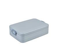 Mepal - Fiambrera Take a Break Large - Lonchera para llevar - Lunch Box para 4 Sandwiches o 8 Rebanadas de pan - Meal Prep - Apto para Lavavajillas - 1500 ml - Nordic blue