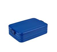 Mepal - Fiambrera Take a Break Large - Lonchera para llevar - Lunch Box para 4 Sandwiches o 8 Rebanadas de pan - Meal Prep - Apto para Lavavajillas - 1500 ml - Vivid Blue