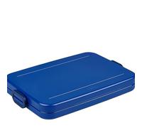Mepal - Fiambrera Take A Break plana - Lonchera Ideal Para Bolsa De Portátil O Mochila - Lunch Box De Forma Plana para 2 Bocadillos O 4 Rebanadas De Pan - 800 ml - Vivid Blue