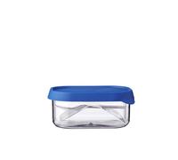 Mepal - Frutero Take a Break - Frutero Para Llevar Fruta Fresca - Caja Con Un Pequeño Tenedor De Frutas - Cabe Perfectamente En La Fiambrera Take a Break - 250 ml - Vivid Blue
