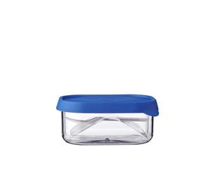 Mepal - Frutero Take a Break - Frutero Para Llevar Fruta Fresca - Caja Con Un Pequeño Tenedor De Frutas - Cabe Perfectamente En La Fiambrera Take a Break - 250 ml - Vivid Blue
