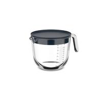 Mepal, Jarra medidora de vidrio con tapa Chef it, Medidas grabadas de fácil lectura, Apto para microondas y horno, sin tapa, Vidrio de calidad, Apto para lavavajillas, 1000 ml, Navy