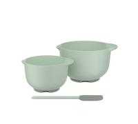 Mepal - Juego de 3 cuencos para mezclar Chef it - 3000 + 1500 ml - Nordic | Base antideslizante, apta para microondas y lavavajillas, cuencos con espátula para masa, material resistente hasta 110 °C