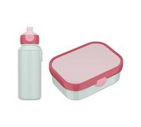 Mepal - Juego de almuerzo Campus Switch - Set para niños con botella desplegable y fiambrera - Juego de almuerzo para la escuela o de viaje - Apto para lavavajillas - 400 + 750 ml - Cool Mint Pink