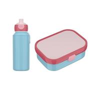 Mepal - Juego de almuerzo Campus Switch - Set para niños con botella y fiambrera desplegable - Fiambrera para la escuela o de viaje - Apto para lavavajillas - 400 + 750 ml - Azul frío/rosa frío