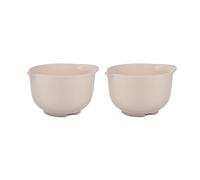 Mepal - Juego de cuencos para mezclar 2 piezas Chef it - Base antideslizante - Apto para microondas y lavavajillas - Cuenco - Material resistente hasta 110°C - 6 l - Chalk