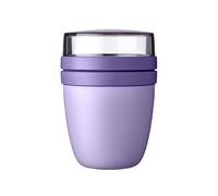 Mepal - Lunchpot Ellipse - Lila vivo - 500 ml Práctica taza de viaje, vaso de yogur y taza para llevar - Apto para congelador, microondas y lavavajillas - 700 ml